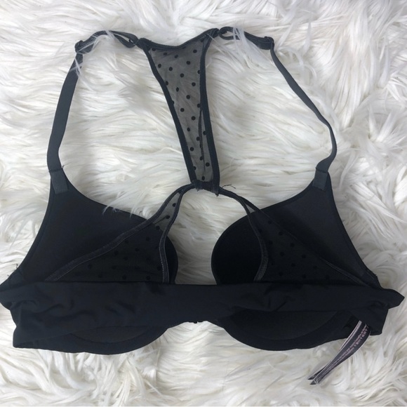 Victoria Secret perfect shape polka dot mesh bra 🖤 - Picture 3 of 4